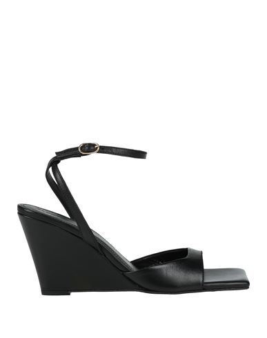 Alohas Woman Sandals Black Size 7.5 Leather