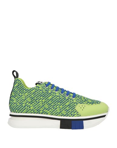Fabi Man Sneakers Lime Green Size 9 Textile Fibers, Synthetisches Material In Green