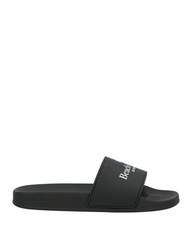 Givenchy Man Sandals Black Size 9 Rubber In Black