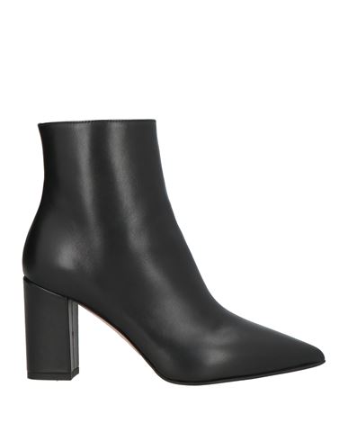 Le Silla Woman Ankle Boots Black Size 6.5 Leather In Black