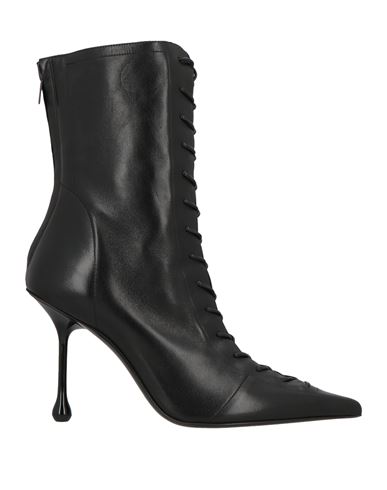 Jimmy Choo Woman Ankle Boots Black Size 6 Leather In Black