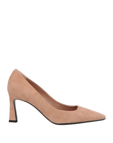 Pollini Woman Pumps Blush Size 7 Leather In Pink