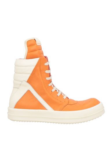 Rick Owens Toddler Sneakers Orange Size 10c Leather In Multi