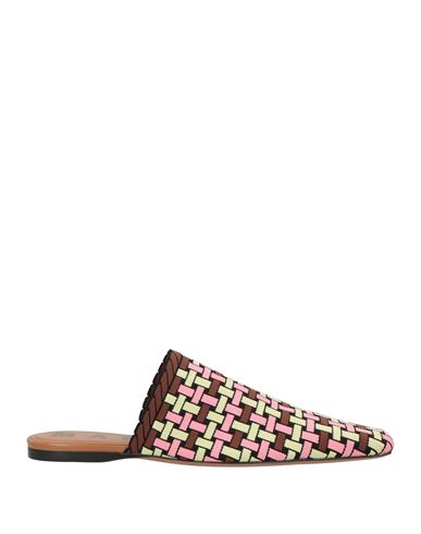 Marni Woman Mules & Clogs Pink Size 8 Textile Fibers In Multi
