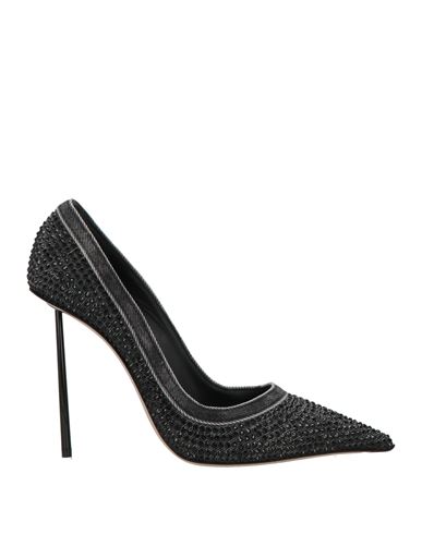 Le Silla Woman Pumps Black Size 5.5 Textile Fibers In Black