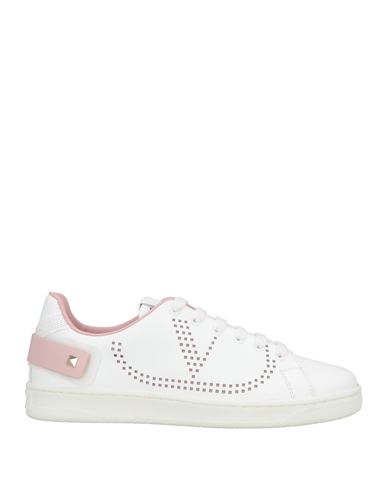 Valentino Garavani Woman Sneakers White Size 6.5 Leather In White