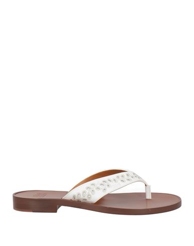 Chloe X Eres Chloé X Eres Woman Thong Sandal White Size 8 Leather In Brown