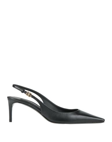 Dolce & Gabbana Woman Pumps Black Size 7.5 Lambskin In Black