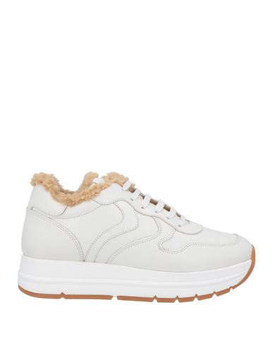 Voile Blanche Woman Sneakers Off White Size 10 Leather In White