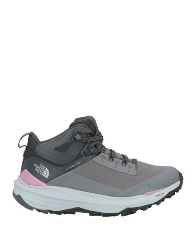 The North Face Woman Ankle Boots Grey Size 7.5 Synthetisches Material, Textile Fibers In Gray