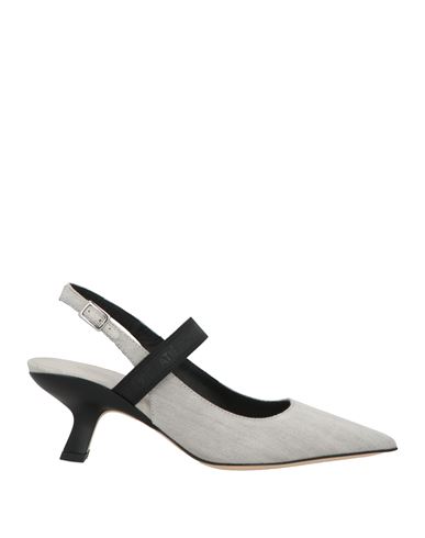 Vic Matie Vic Matiē Woman Pumps Grey Size 8 Textile Fibers In Gray