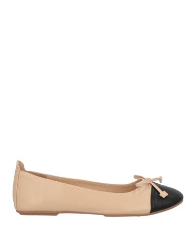 Tata Woman Ballet Flats Beige Size 8 Synthetisches Material In Multi