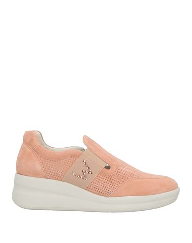 Melluso Walk Woman Sneakers Pink Size 11 Leather In Pink
