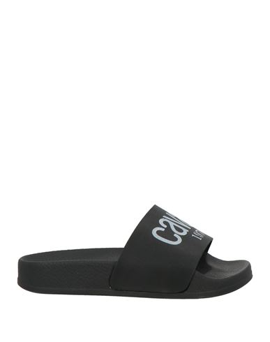Roberto Cavalli Junior Toddler Sandals Black Size 10c Rubber In Black