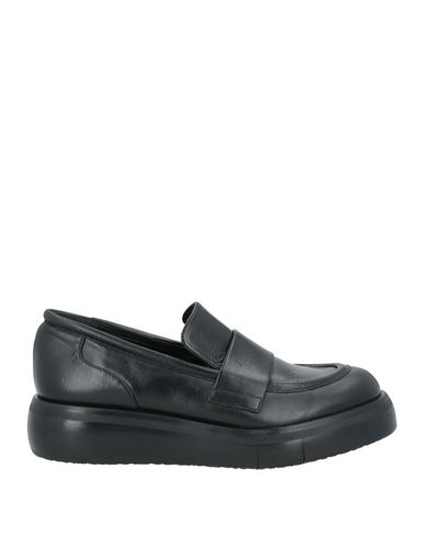 Paloma Barceló Woman Loafers Black Size 8 Leather In Black