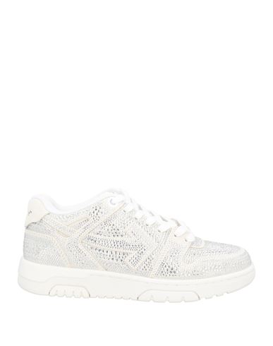 Off-white Woman Sneakers Ivory Size 8 Leather