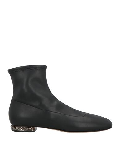 Casadei Woman Ankle Boots Black Size 8 Synthetisches Material In Black