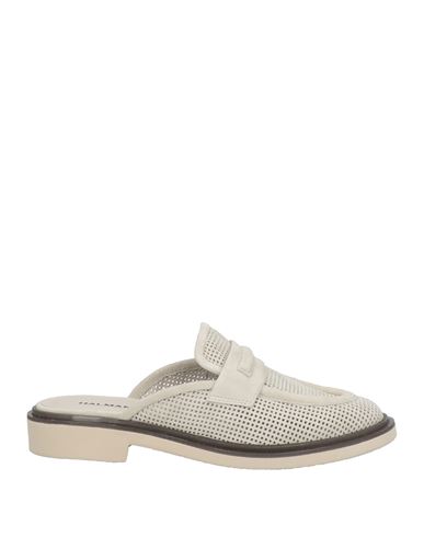 Halmanera Woman Mules & Clogs Light Grey Size 8 Leather In Neutral