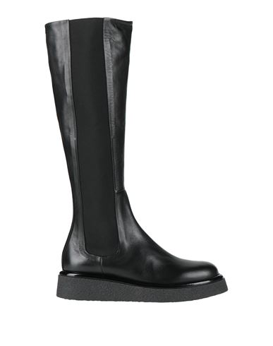 Halmanera Woman Boot Black Size 8 Leather