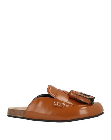 Jw Anderson Man Mules & Clogs Brown Size 12 Calfskin In Brown