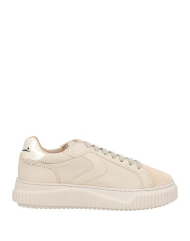 Voile Blanche Woman Sneakers Beige Size 7 Leather In Neutral