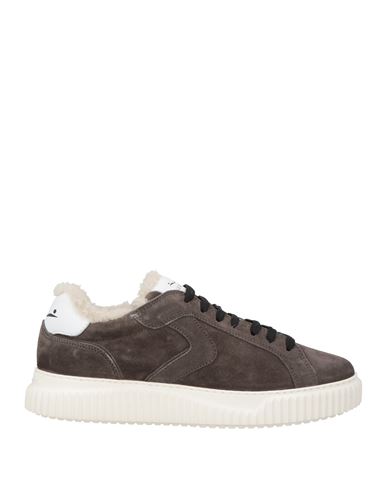 Voile Blanche Woman Sneakers Charcoal Size 10 Leather In Gray