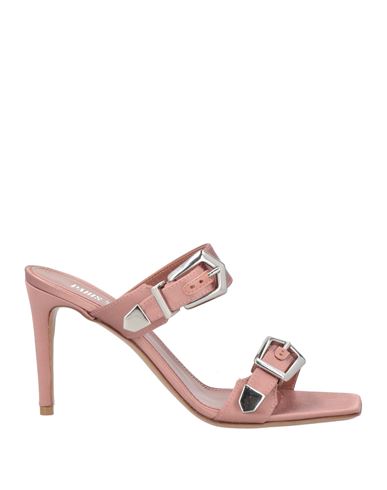 Paris Texas Woman Sandals Antique Rose Size 7.5 Textile Fibers In Pink