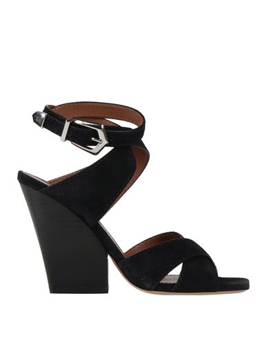 Paris Texas Woman Sandals Black Size 8 Calfskin In Black