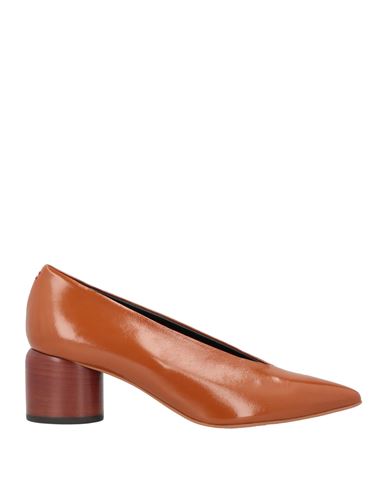 Halmanera Woman Pumps Tan Size 8 Leather In Brown