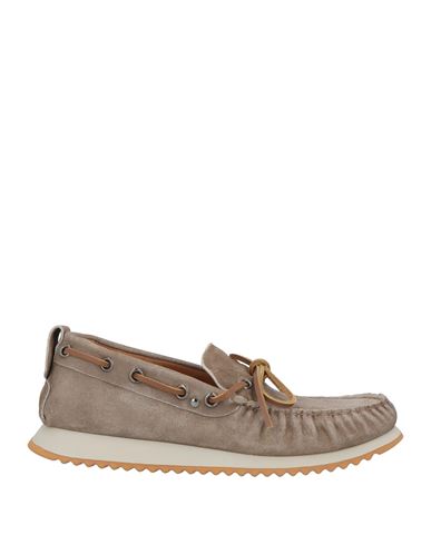 Voile Blanche Man Loafers Light Grey Size 9 Leather In Gray