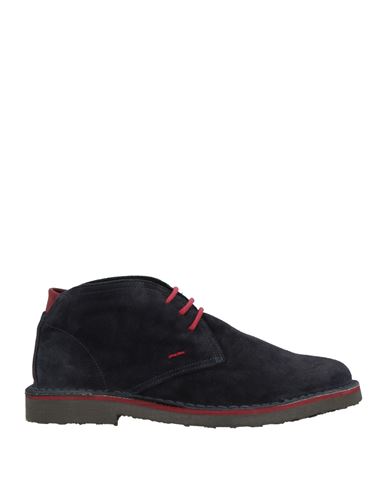 Essential L.a.b. Essential L. A.b. Man Ankle Boots Navy Size 13 Leather In Black