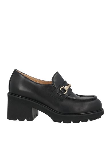Doucal's Woman Loafers Black Size 8 Leather In Black