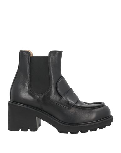 Doucal's Woman Ankle Boots Black Size 8 Leather In Black