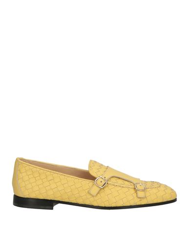 Doucal's Woman Loafers Pastel Yellow Size 6.5 Leather In Yellow