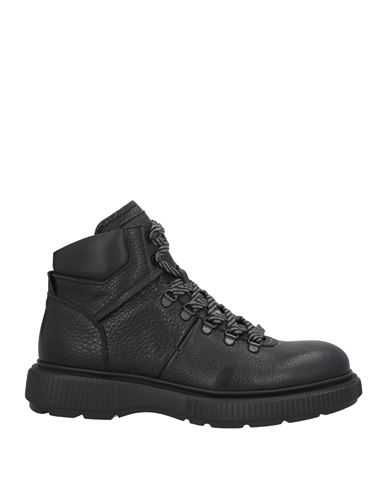 Mich Simon Man Ankle Boots Black Size 11 Leather In Black
