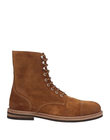 Mich Simon Man Ankle Boots Tan Size 13 Leather In Brown