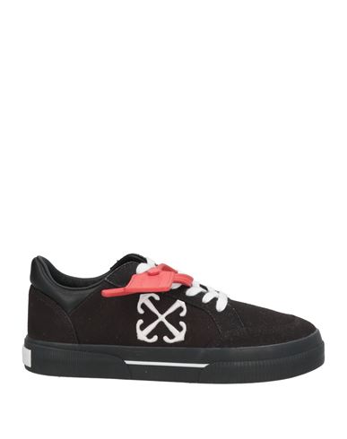 Off-white Woman Sneakers Black Size 6 Leather, Textile Fibers