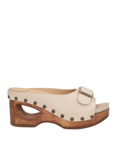 Dansko Woman Mules & Clogs Cream Size 8 Calfskin In Multi