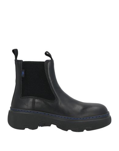 Burberry Woman Ankle Boots Black Size 8 Leather In Black