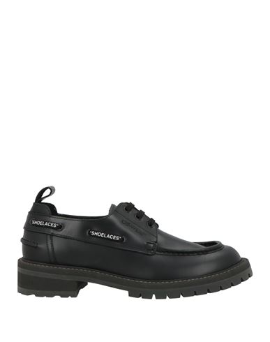 Zapatos de cordones Hombre Negro 45 Hombre