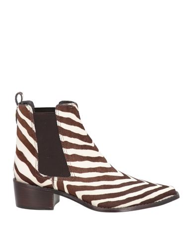 Tory Burch Woman Ankle Boots Chocolate Brown Size 7.5 Leather