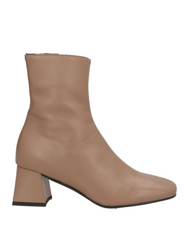 Kirò Woman Ankle Boots Light Brown Size 8 Leather
