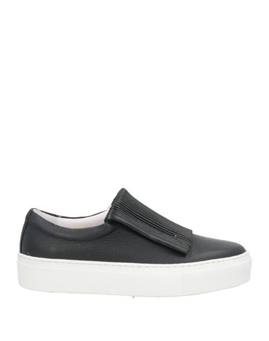 Primury Woman Sneakers Black Size 7 Leather In Black