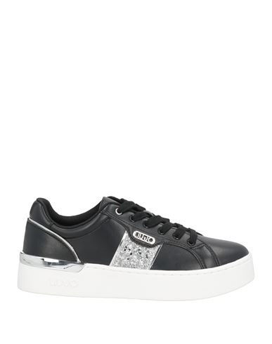 Liu •jo Woman Sneakers Black Size 8 Synthetisches Material In Black