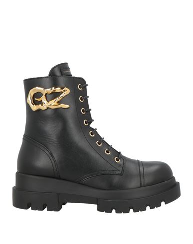 Giuseppe Zanotti Woman Ankle Boots Black Size 8 Leather In Black
