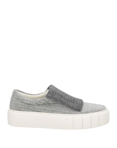 Primury Woman Sneakers Light Grey Size 7 Textile Fibers In Gray