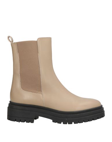 Antonelli Woman Ankle Boots Beige Size 9 Calfskin In Neutral
