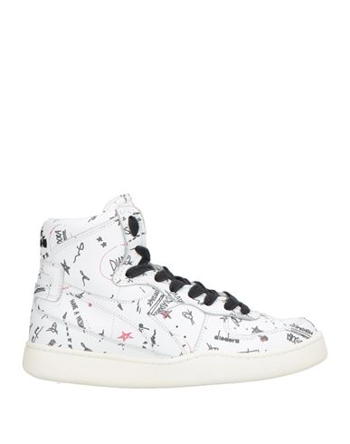 Diadora Heritage Woman Sneakers White Size 7 Leather In White