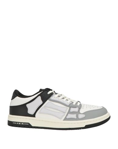 Amiri Man Sneakers Black Size 8 Leather, Textile Fibers In Multi