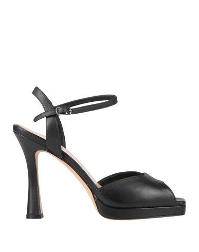 The Seller Woman Sandals Black Size 8 Leather In Multi